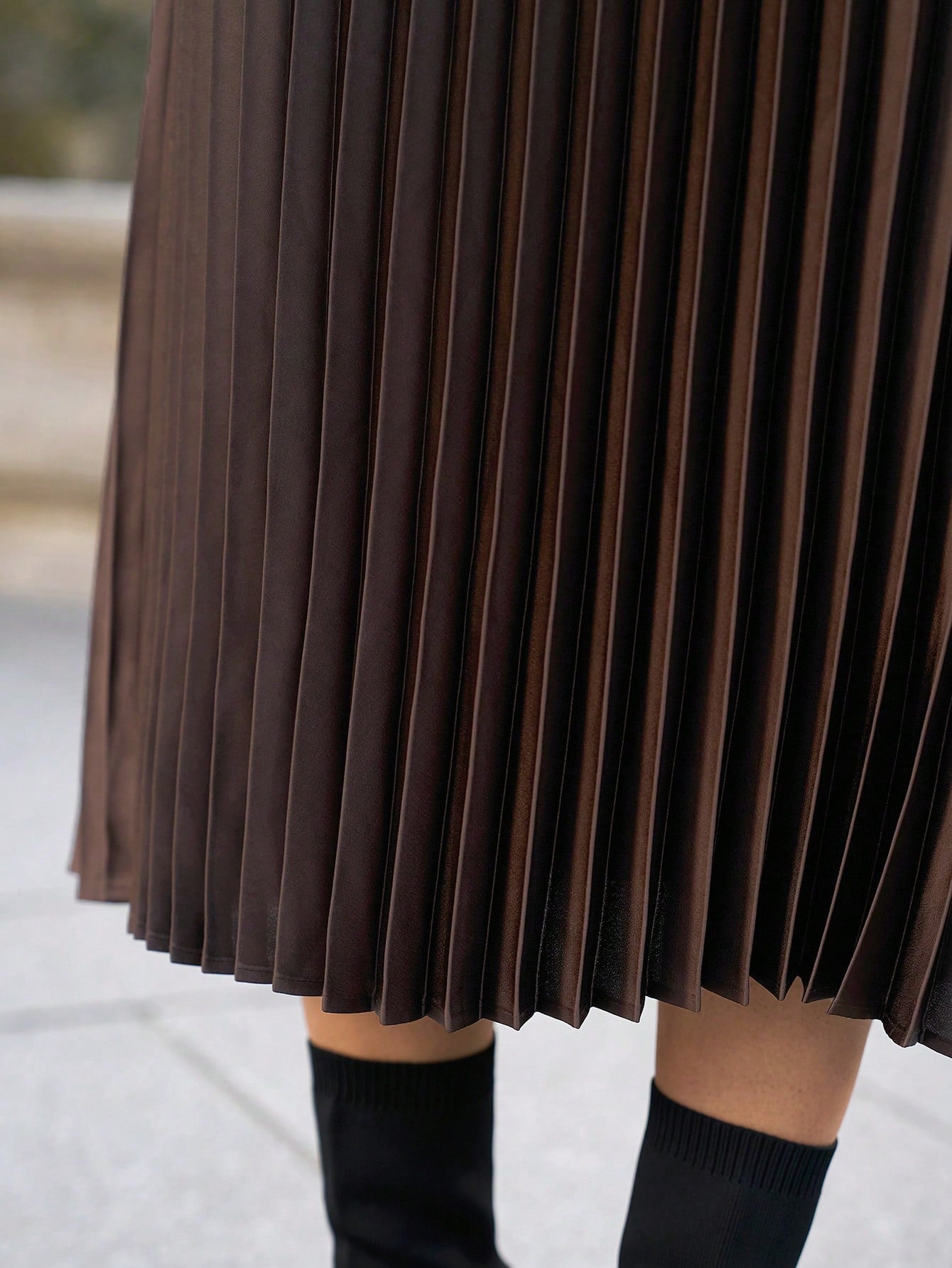 Dames Minimalistische A-Lijn Plooirok Casual Dagelijkse Kleding