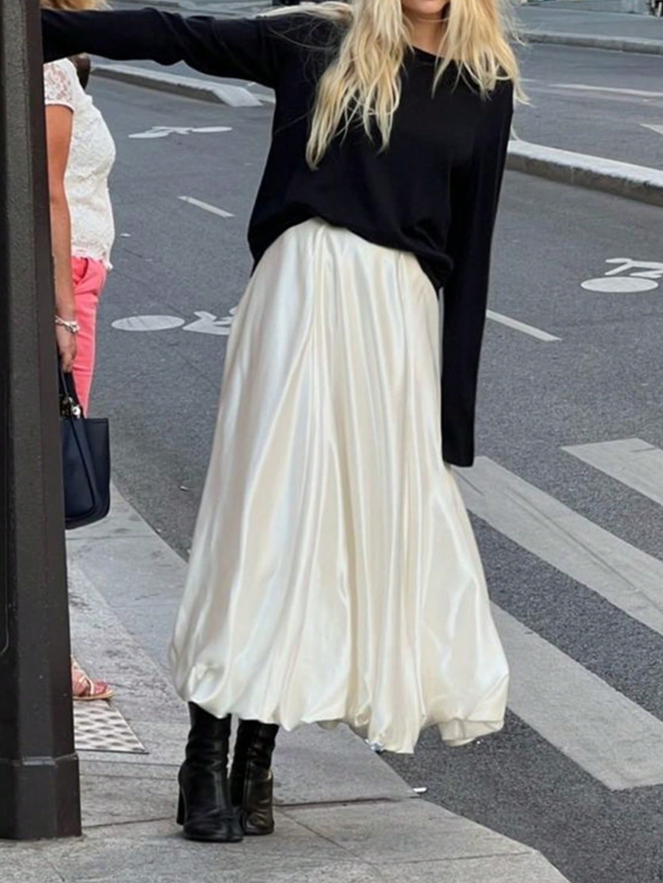 Dames Minimalistische Losse Pasvorm Bubble Rok Casual Dagelijkse Mode