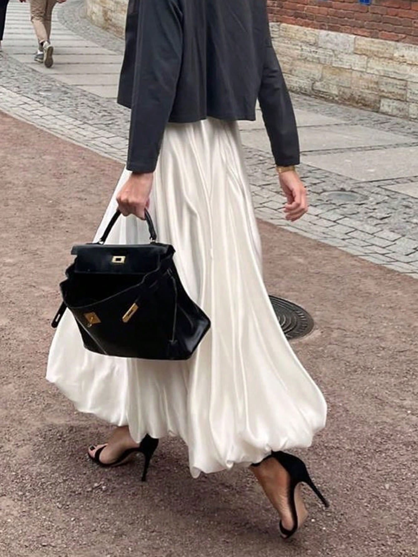 Dames Minimalistische Losse Pasvorm Bubble Rok Casual Dagelijkse Mode