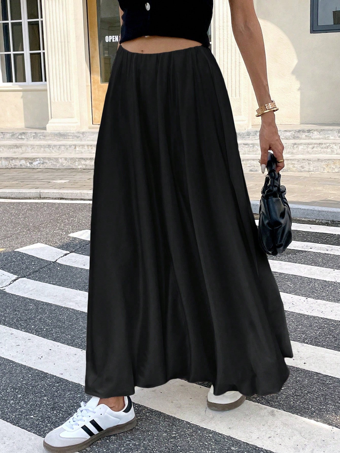 Dames Minimalistische Losse Pasvorm Bubble Rok Casual Dagelijkse Mode
