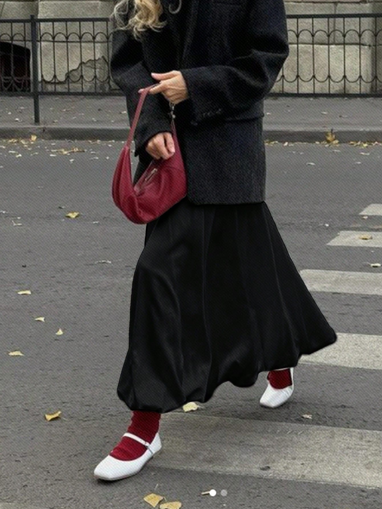 Dames Minimalistische Losse Pasvorm Bubble Rok Casual Dagelijkse Mode