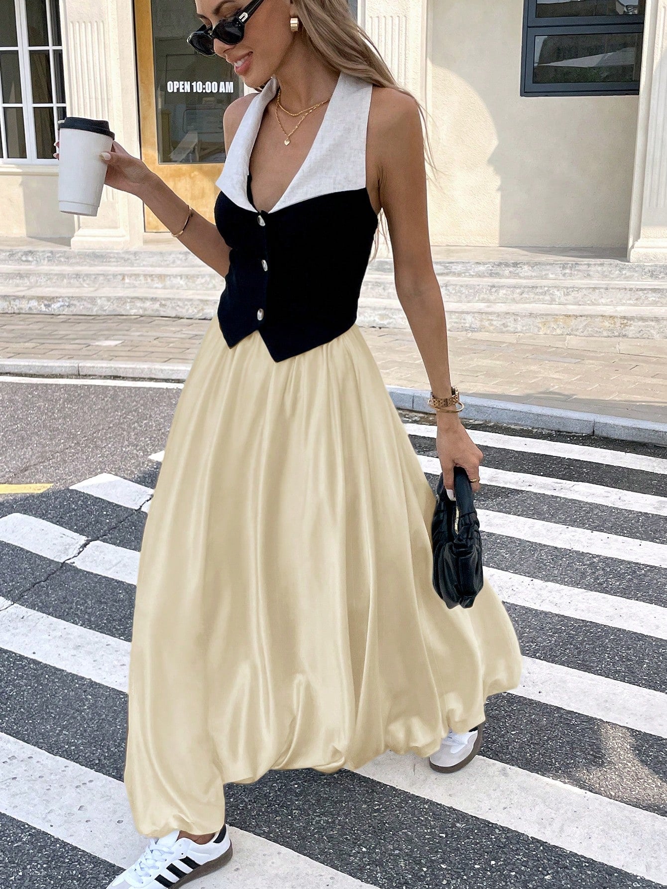 Dames Minimalistische Losse Pasvorm Bubble Rok Casual Dagelijkse Mode
