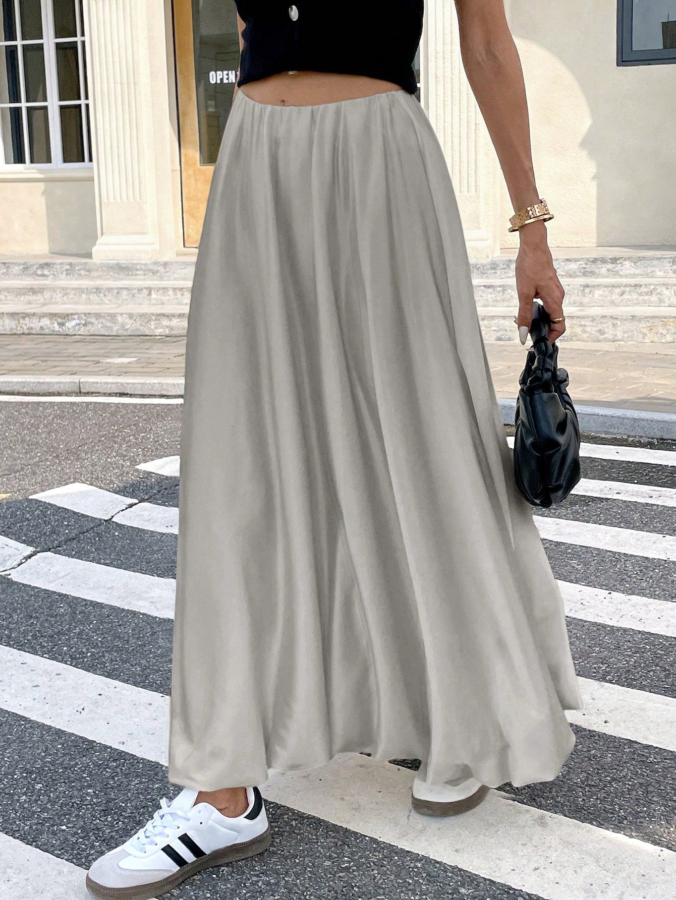 Dames Minimalistische Losse Pasvorm Bubble Rok Casual Dagelijkse Mode