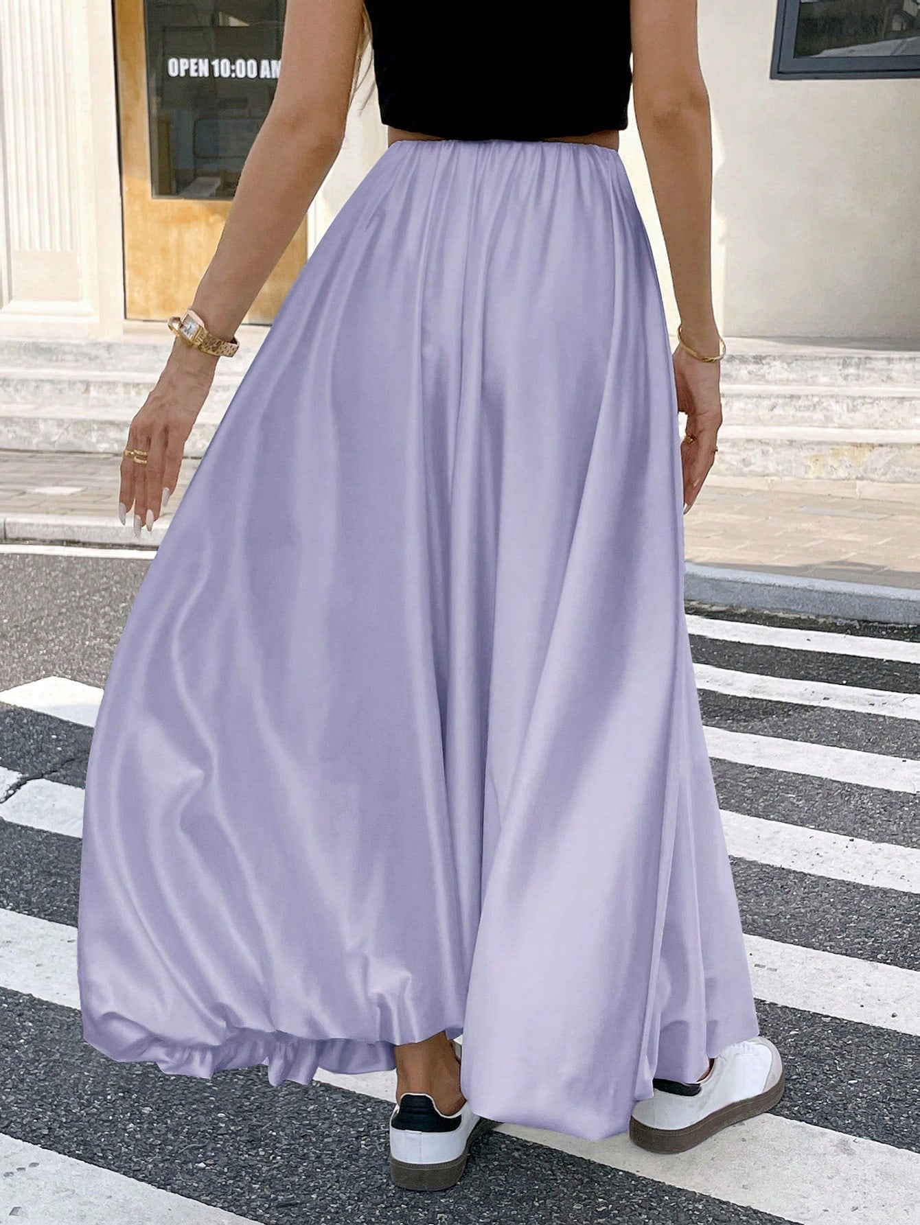 Dames Minimalistische Losse Pasvorm Bubble Rok Casual Dagelijkse Mode