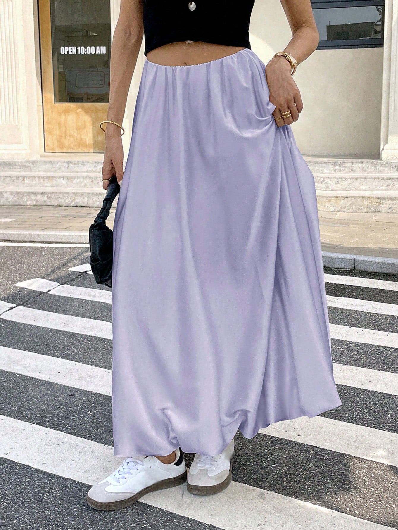 Dames Minimalistische Losse Pasvorm Bubble Rok Casual Dagelijkse Mode