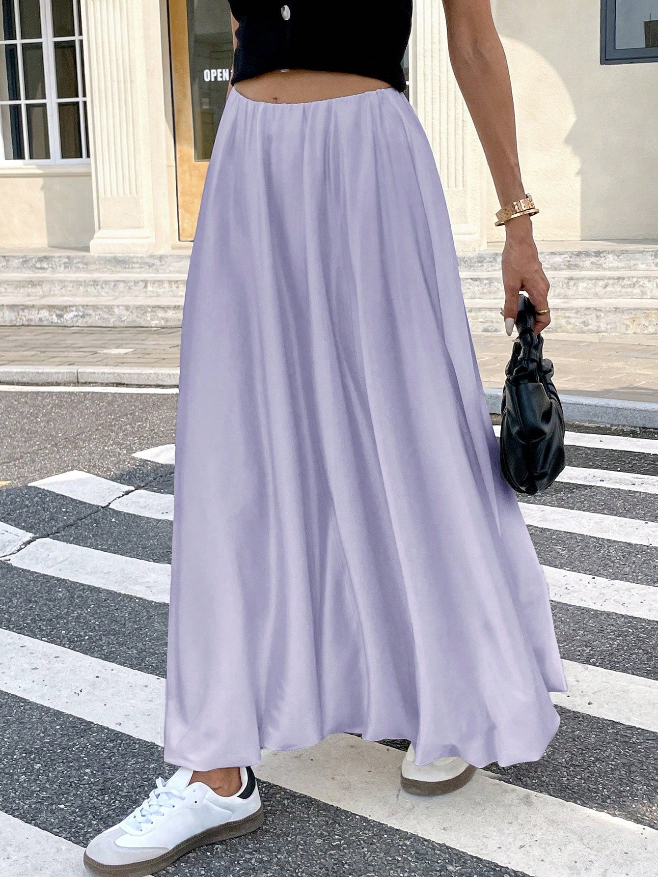 Dames Minimalistische Losse Pasvorm Bubble Rok Casual Dagelijkse Mode