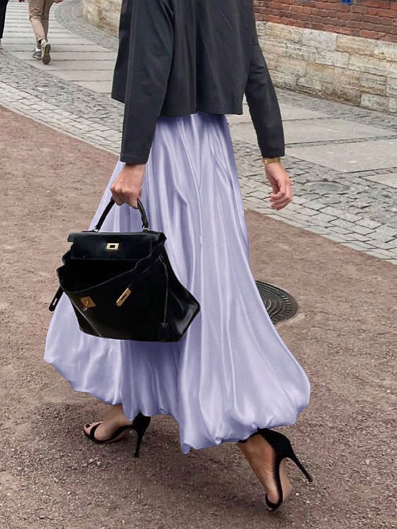 Dames Minimalistische Losse Pasvorm Bubble Rok Casual Dagelijkse Mode