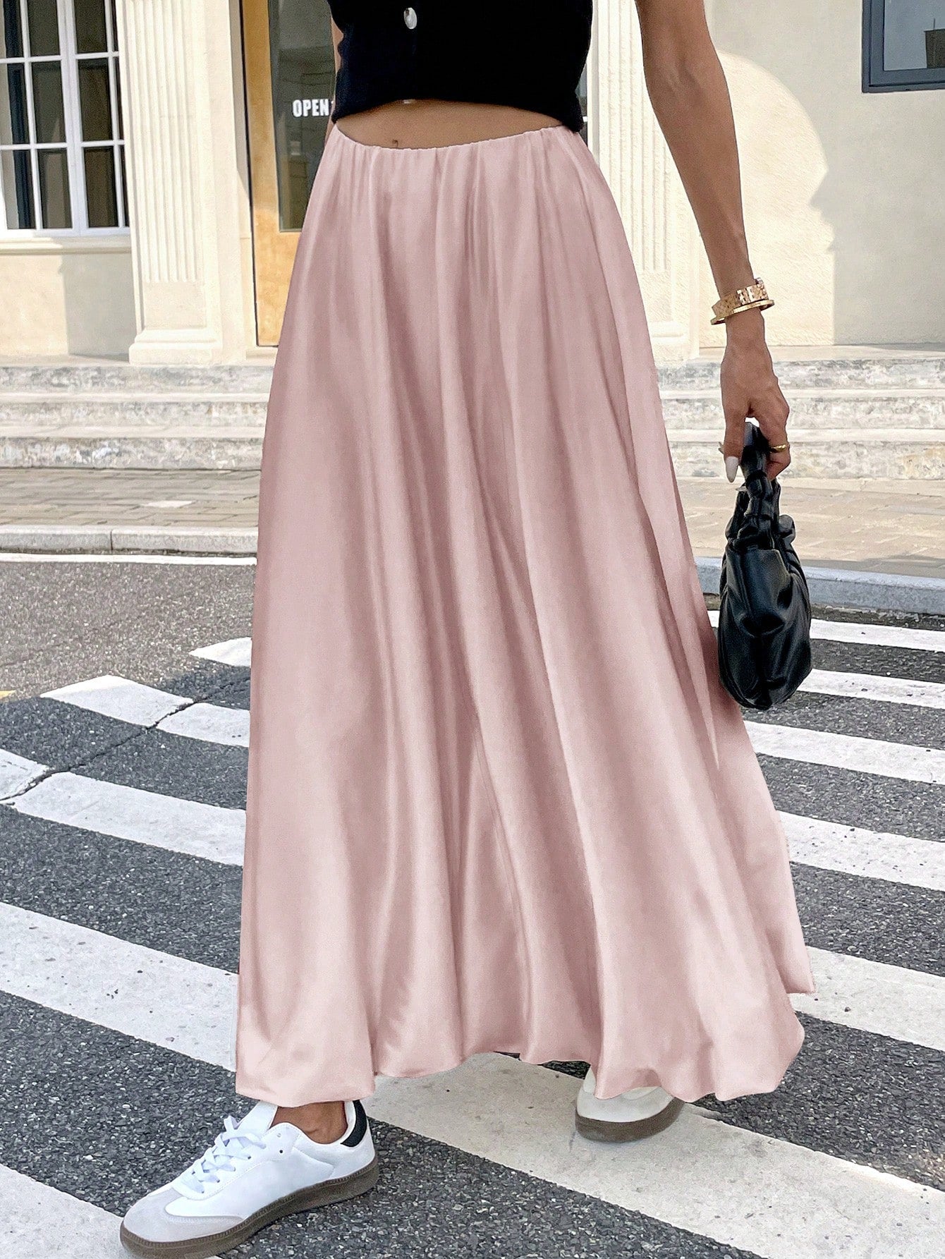 Dames Minimalistische Losse Pasvorm Bubble Rok Casual Dagelijkse Mode