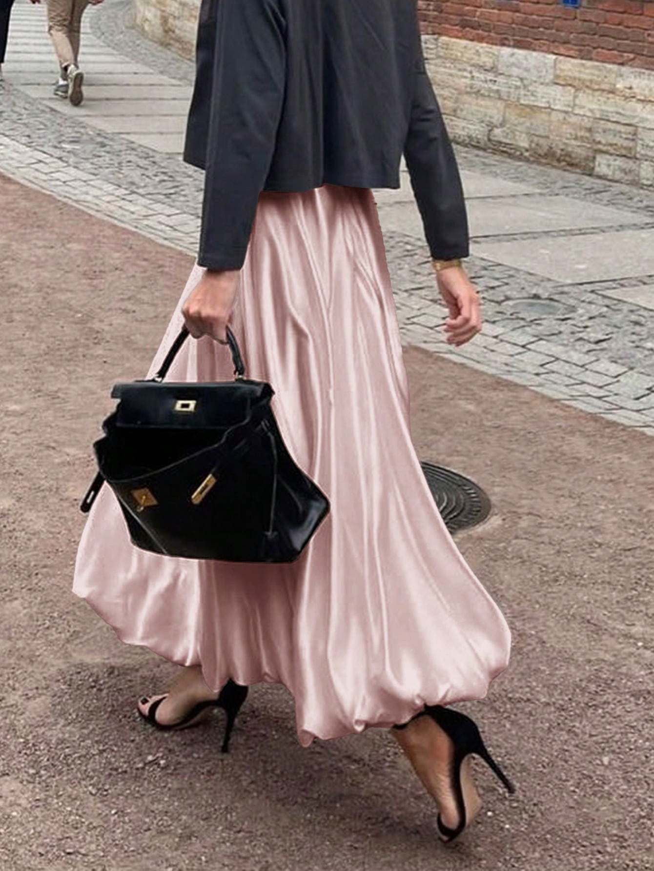 Dames Minimalistische Losse Pasvorm Bubble Rok Casual Dagelijkse Mode