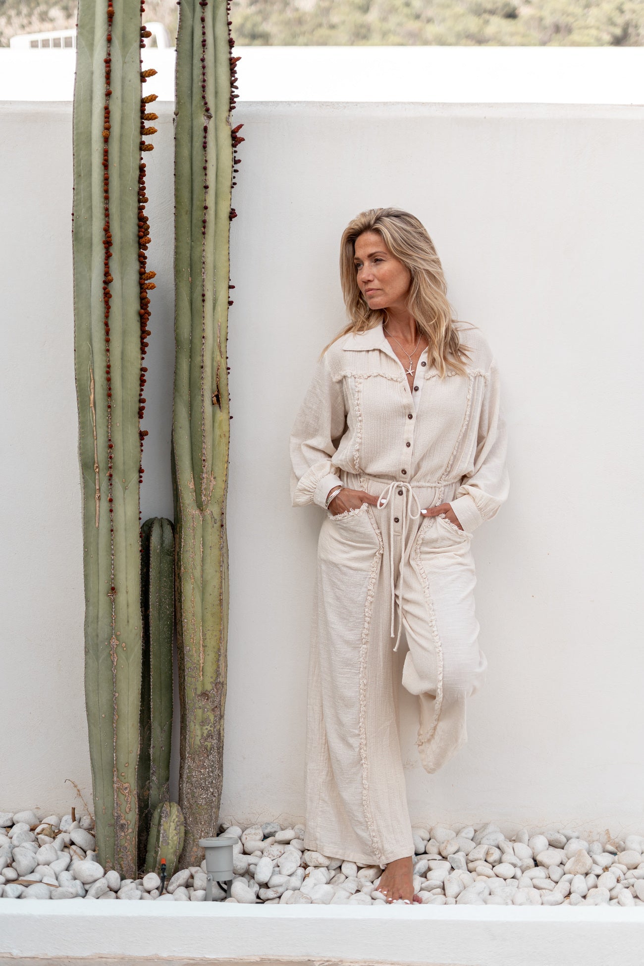 Jumpsuit Lio Ecru