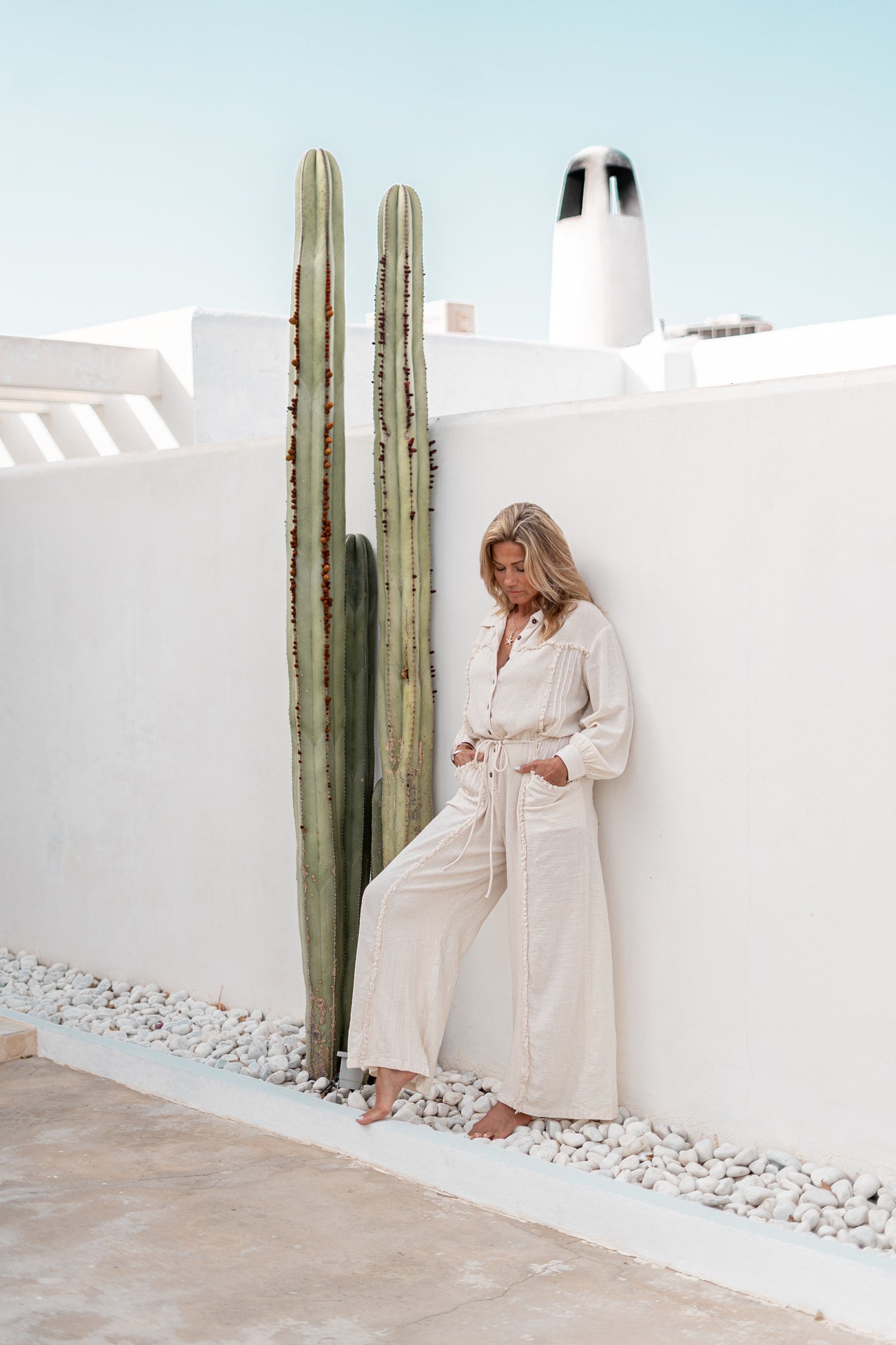 Jumpsuit Lio Ecru
