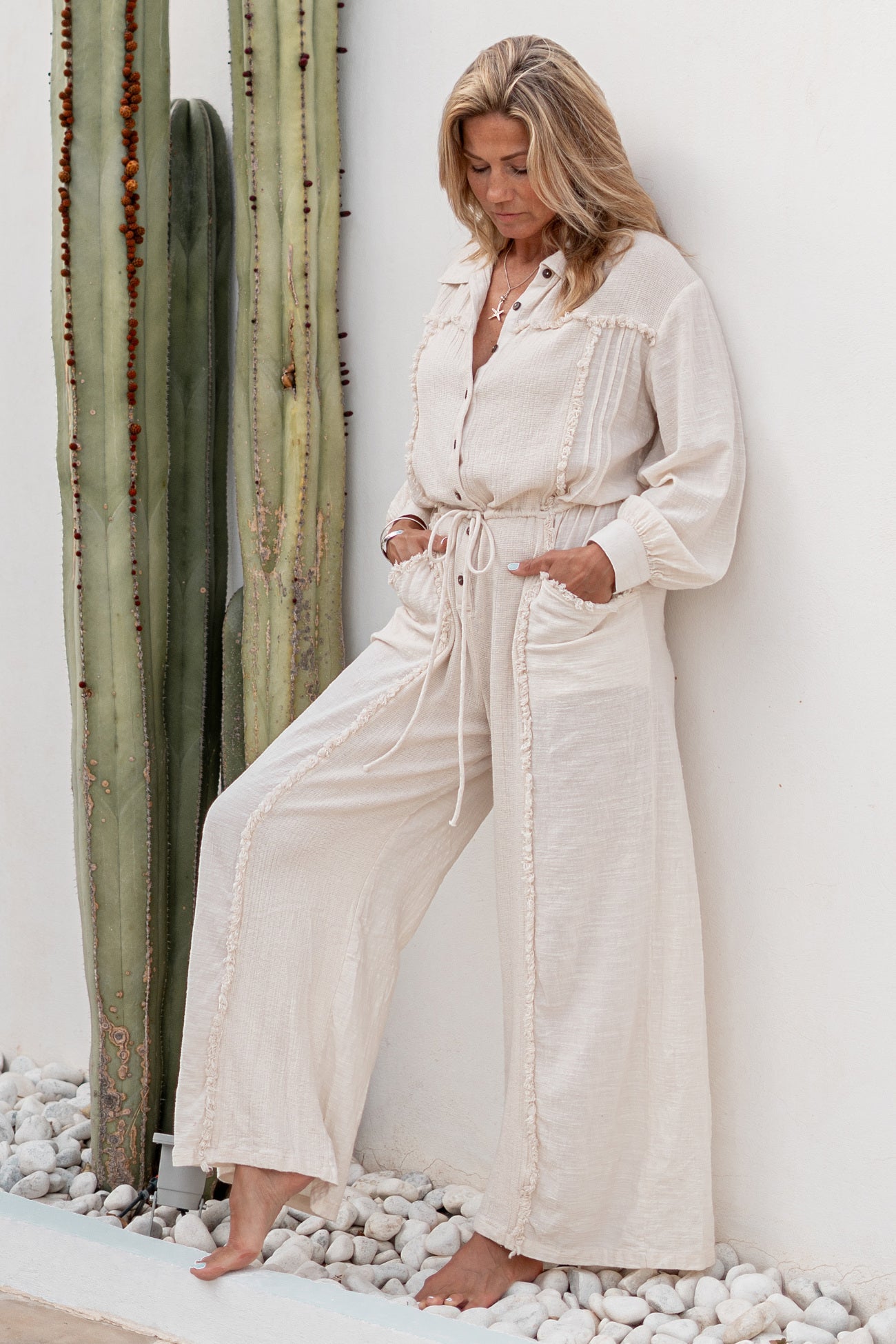Jumpsuit Lio Ecru