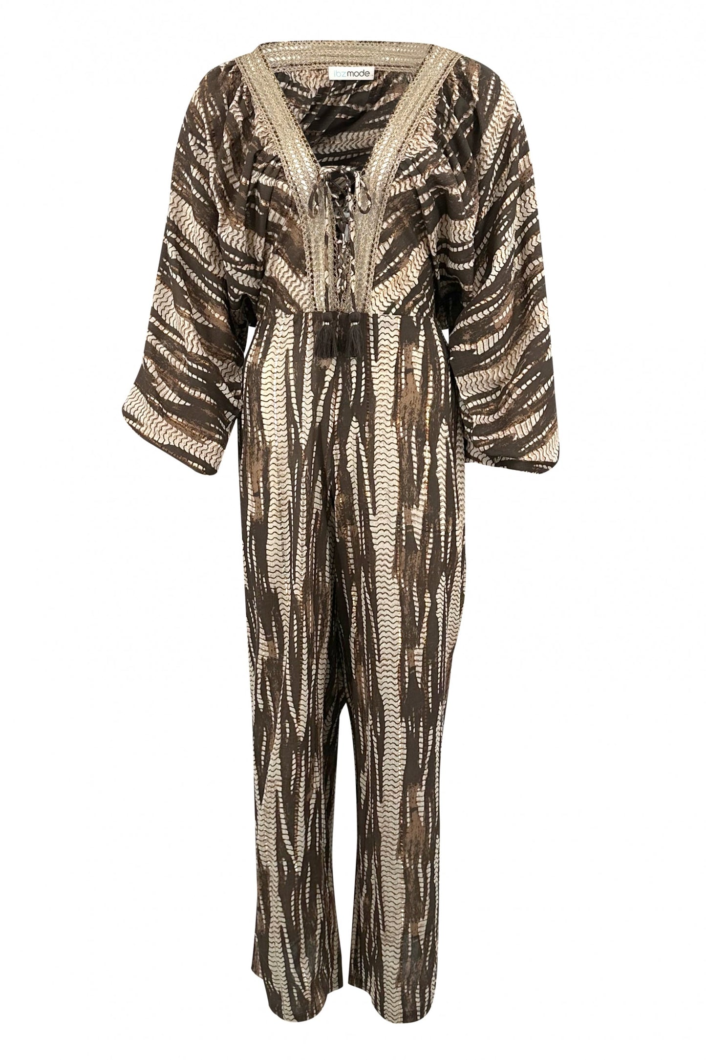 Jumpsuit Emika Brown Print